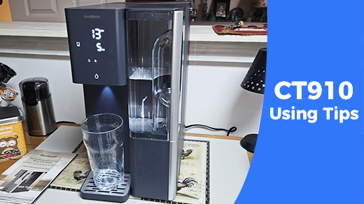 Properly Use the VonWater CT910 Series Countertop RO System
