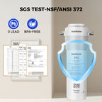 18000Gallon Under Sink Water Filter With Extra Cartridge