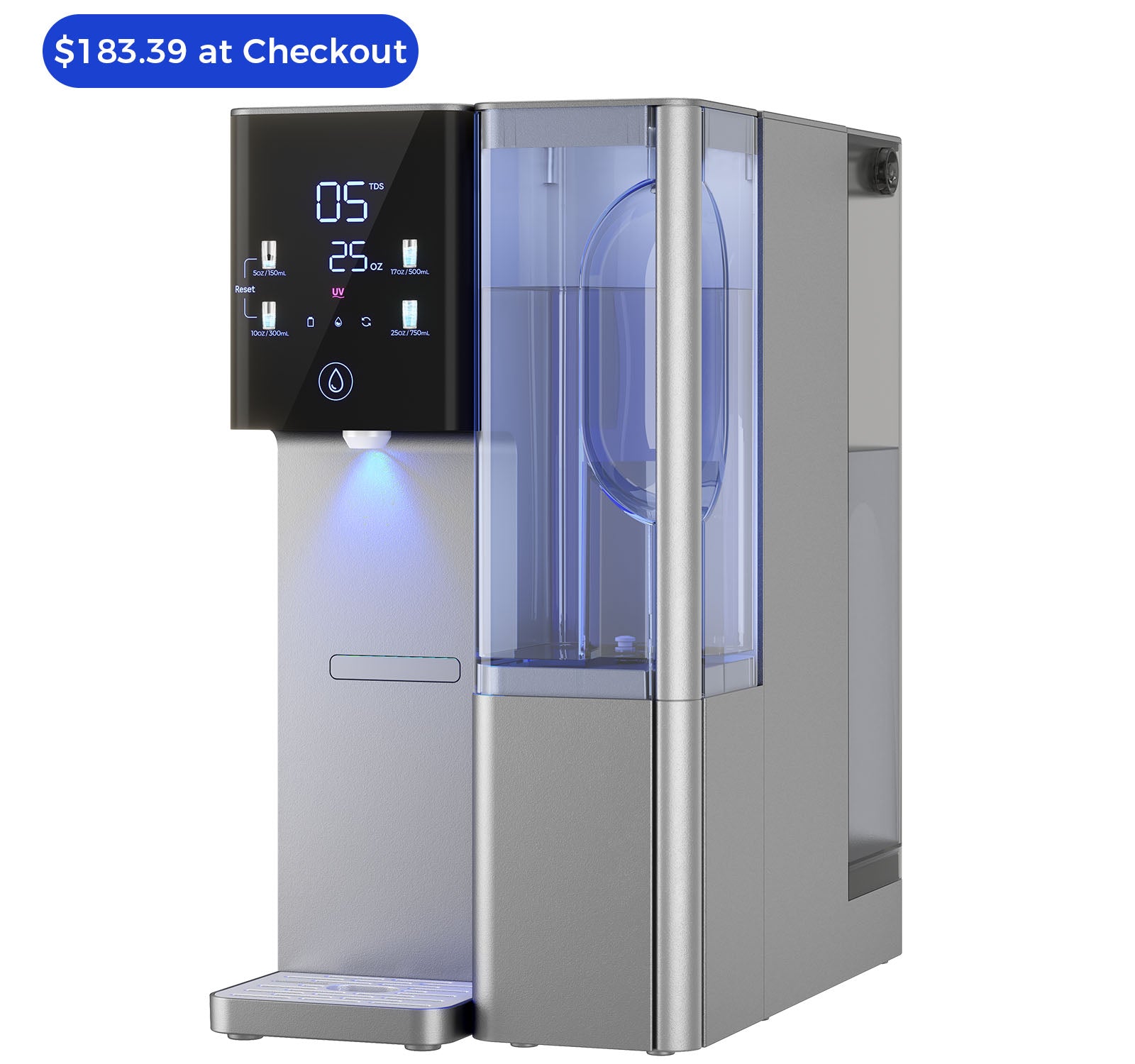 VonWater 528Gallon Countertop RO System| CT910G