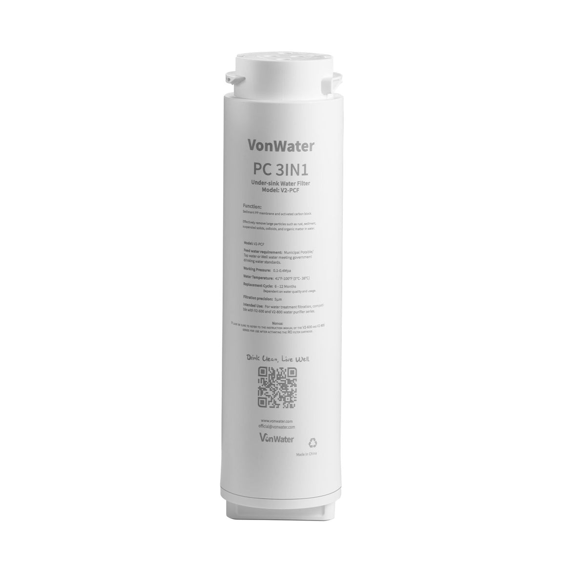 Ppc Filter PPC Filter 12 months for V2-600N | Replacement Filter | VonWater