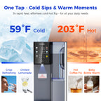 C5 Cold & Instant Hot Countertop Reverse Osmosis Water Filter System | VonWater Navy Blue