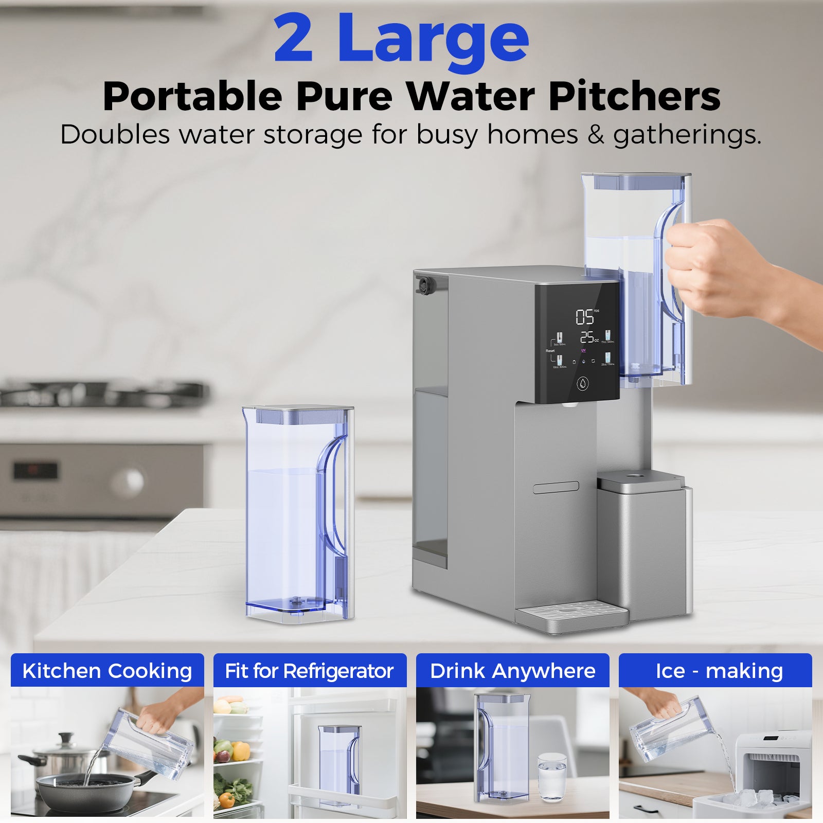 VonWater 528Gallon Countertop RO System| CT910G