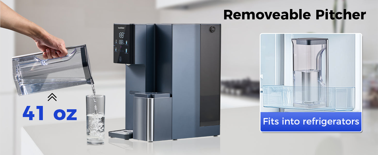 41oz portable pure water pitcher