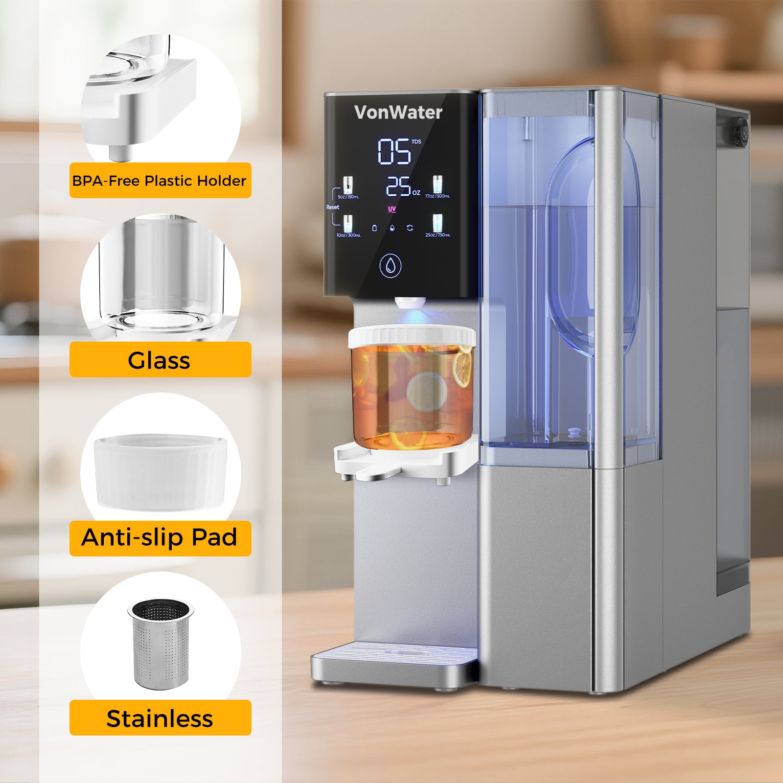 Insertable 10oz/300ml Tea Infuser for CT910 Series RO System