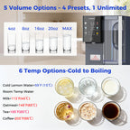 C5 Cold & Instant Hot Countertop Reverse Osmosis Water Filter System | VonWater Navy Blue
