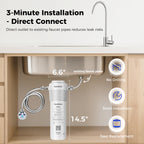 18000Gallon Under Sink Water Filter With Extra Cartridge