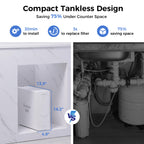 600GPD Under Sink Reverse Osmosis Water System With Faucet | V2-600N