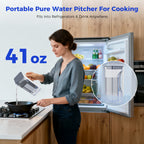 C5 Cold & Instant Hot Countertop Reverse Osmosis Water Filter System | VonWater Navy Blue