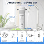 18000Gallon Direct Connect Under Sink Water Filter | VonWater WK18