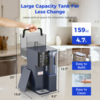C5 Cold & Instant Hot Countertop Reverse Osmosis Water Filter System | VonWater Navy Blue