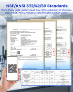 vonwater nsf/ansi 372/42/58 certificated vonwater countertop ro system