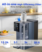 All in one high efficiency filter countertop ro system