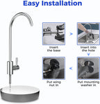 SUS304 Filtered Water Faucet, Drinking RO Water Faucet for Kitchen Sink