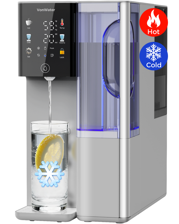 VonWater C5 cold and instant hot reverse osmosis water filter countertop 