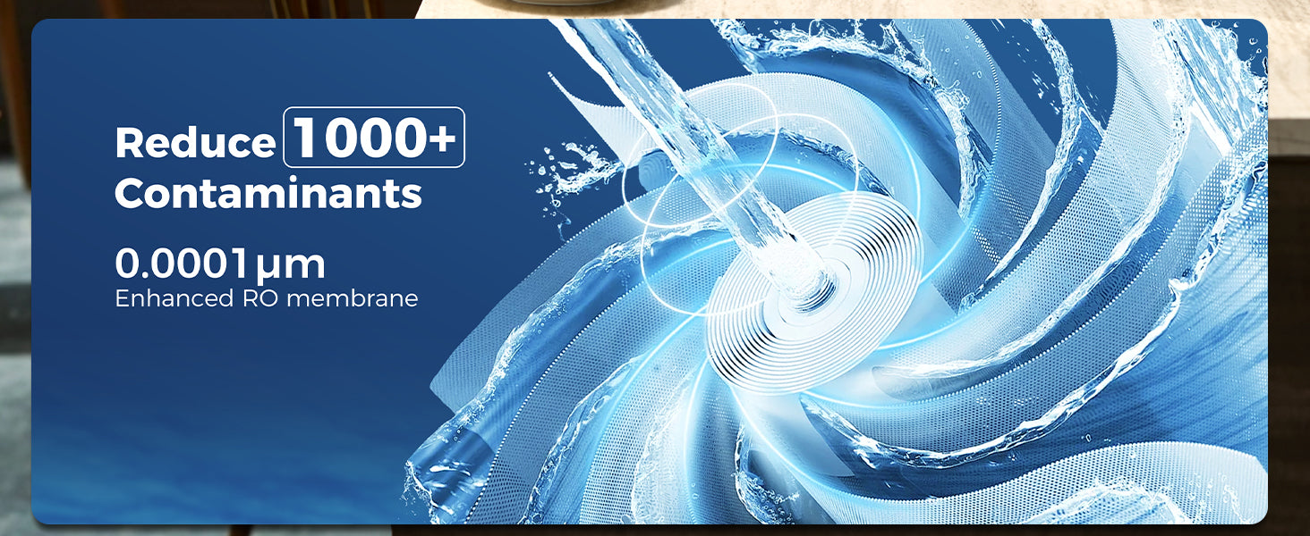 VonWater CT910 reduce 1000+ contaminants