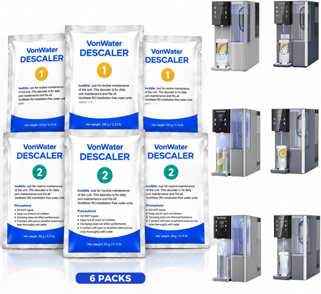 Descaler 6 Individually Packed with Citric Acid & Baking Soda