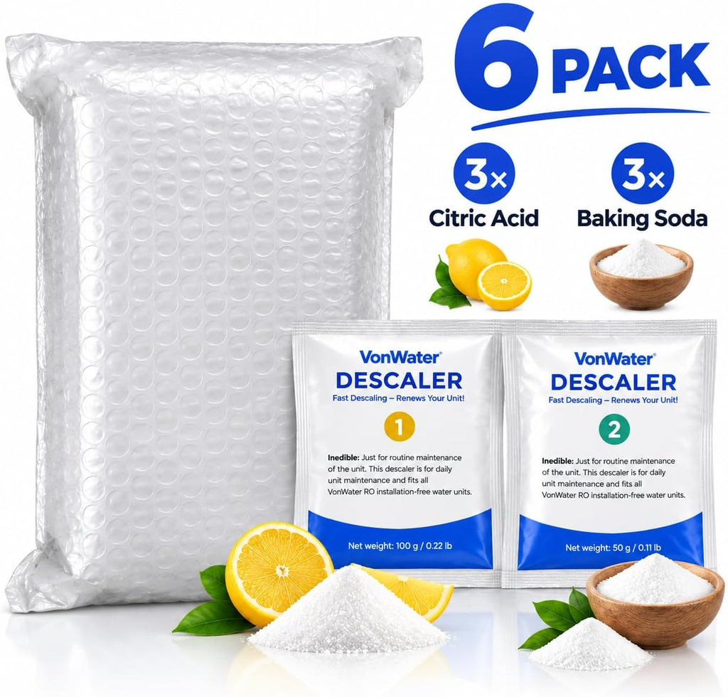 Descaler 6 Individually Packed with Citric Acid & Baking Soda