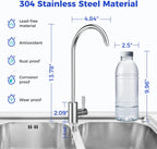 SUS304 Filtered Water Faucet, Drinking RO Water Faucet for Kitchen Sink