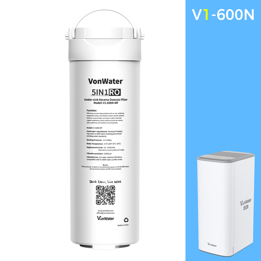 Replacement 5-IN-1 RO Filter for V1-600N| VonWater Filter Cartridge