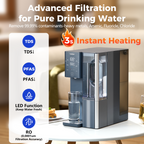 CT910H Instant Hot Countertop Reverse Osmosis Water Filter 100GPD | VonWater