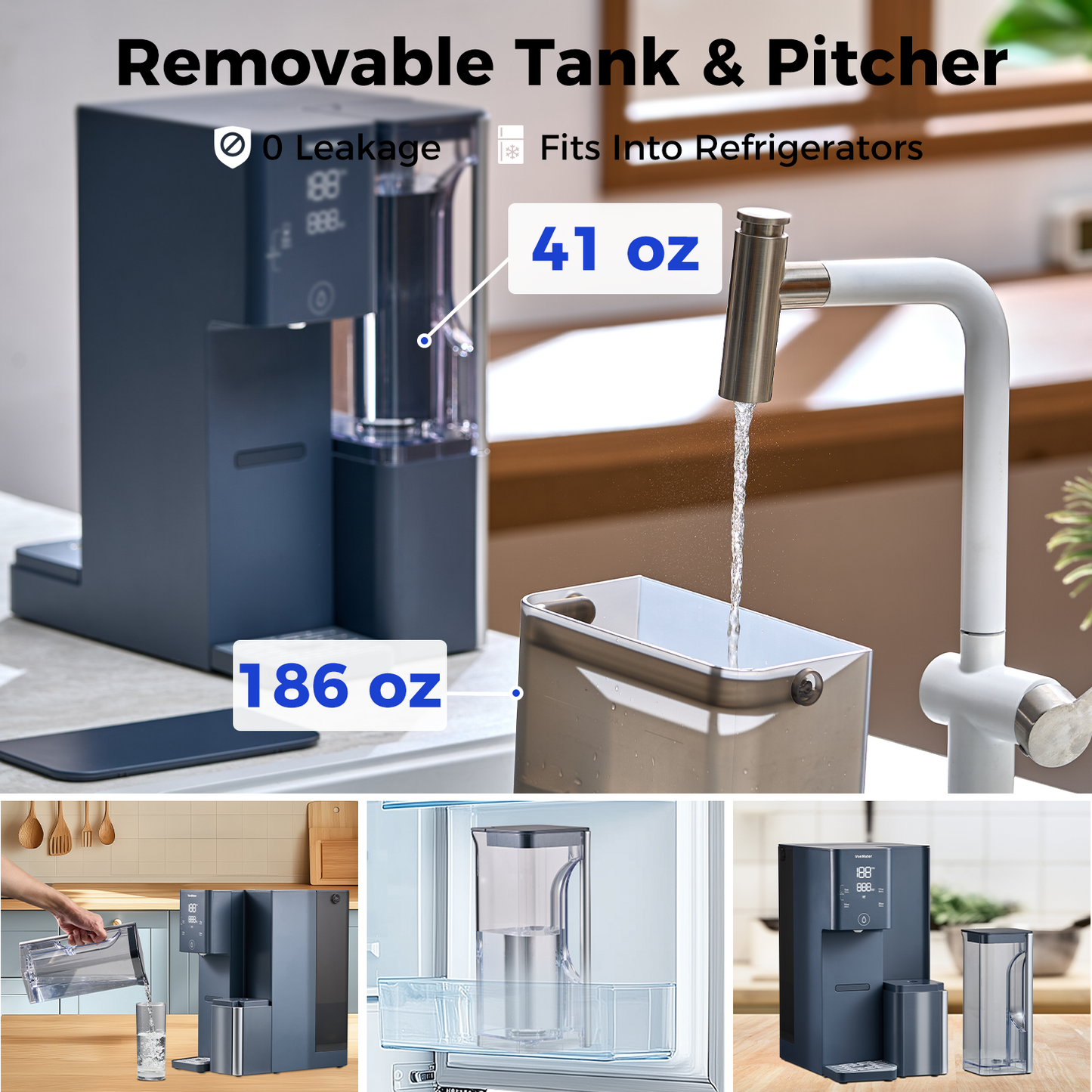 CT910 Countertop Reverse Osmosis Water Filter System 100GDP | VonWater