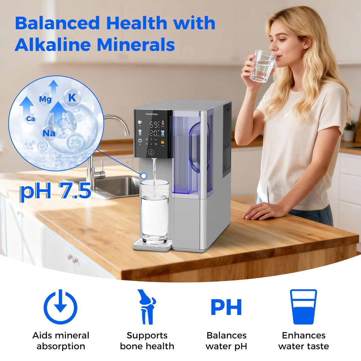 reverse osmosis water filter system alkaline enhanced