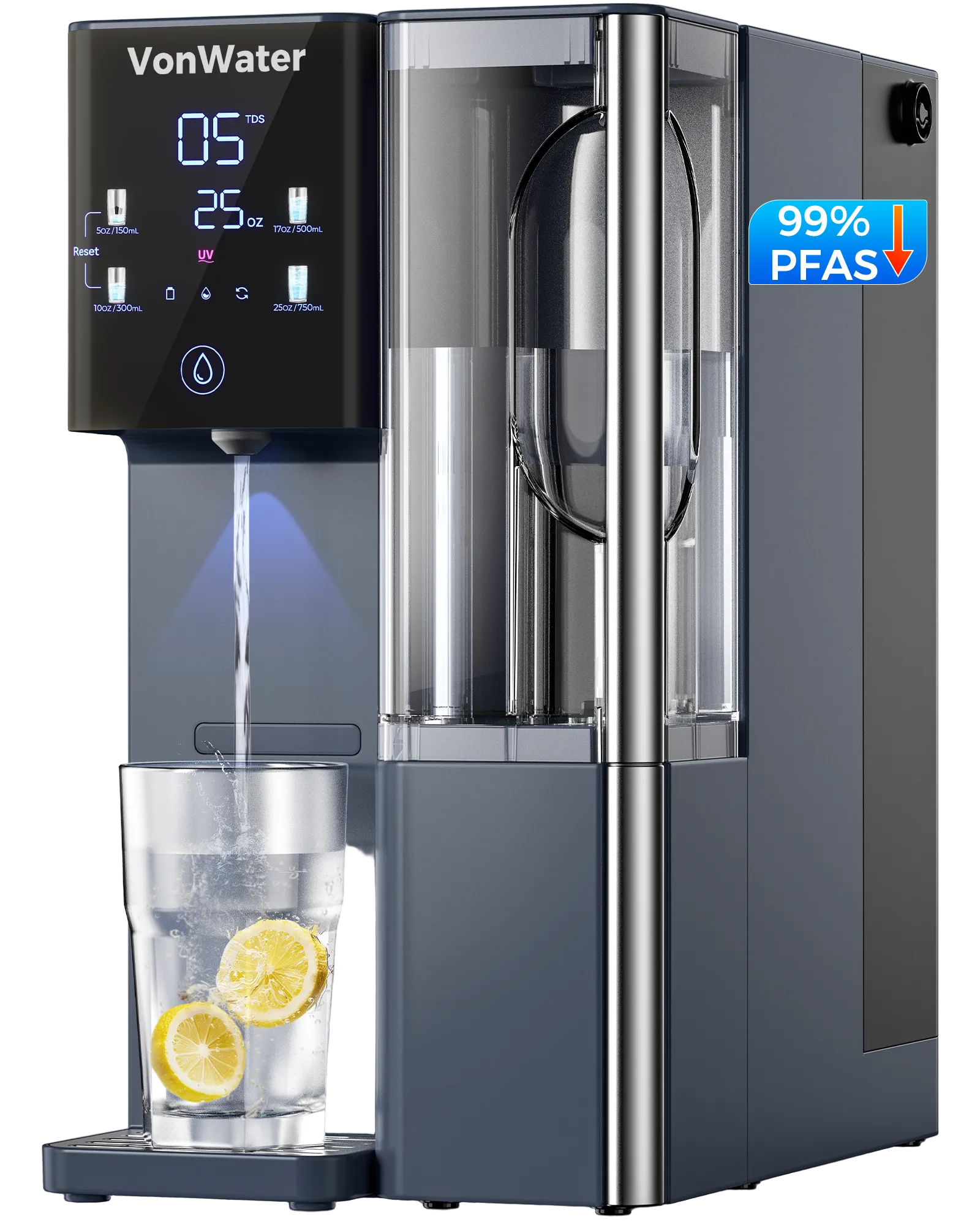 vonwater ct910 countertop reverse osmosis water filter system